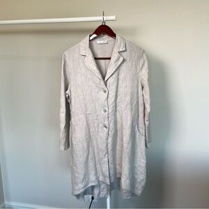 Bryn Walker Linen Duster Chore Coat